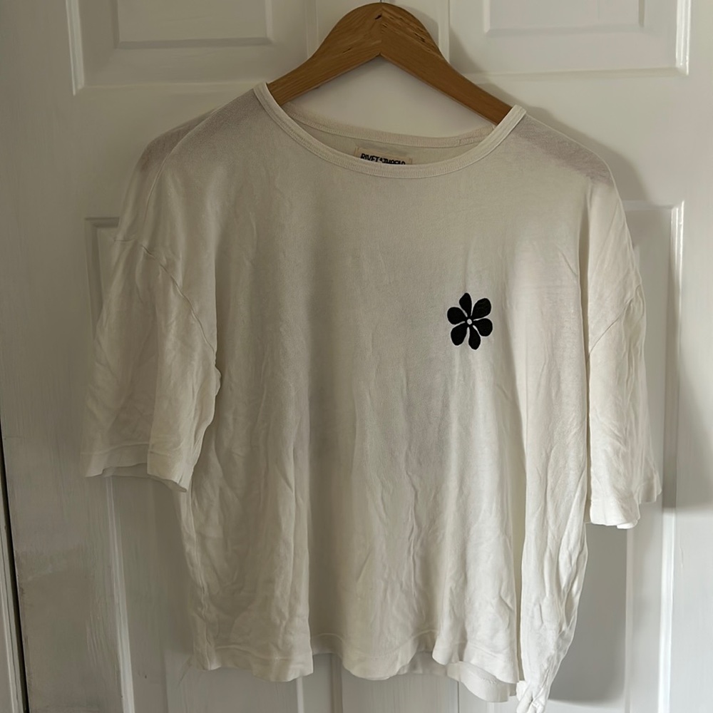 Faded Rivet&Thread wide fit tee